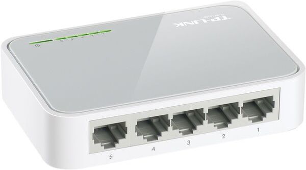 TP-LINK TL-SF1005D 5-Port 10/100Mbps Fast Ethernet Unmanaged Desktop Network Switch