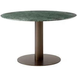 &Tradition In Between SK12 Esstisch, Ø 120 cm, bronzed / verde guatemala
