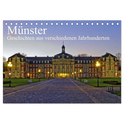 Münster - Geschichten aus verschiedenen Jahrhunderten (Tischkalender 2026 DIN A5 quer), CALVENDO Monatskalender
