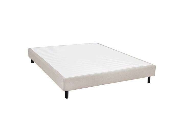 Tapikit - Sommier Tapissier Démontable 140x190cm 2x20 Lattes Gris Lin