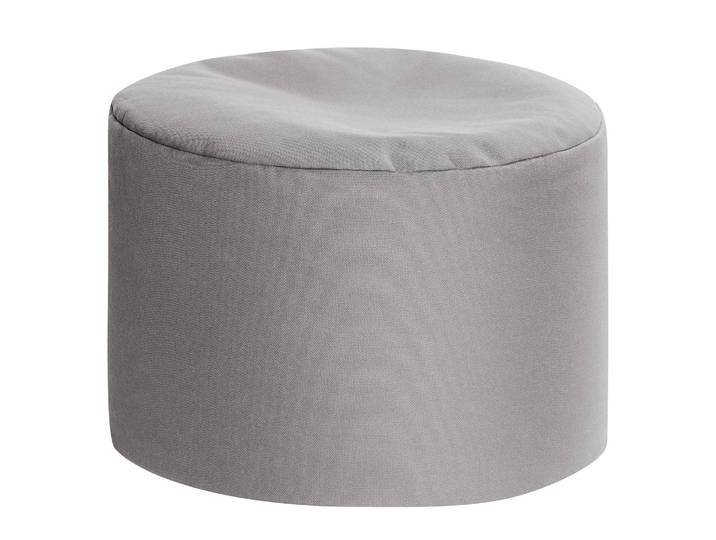 Pouf DotCom Bezug: Polyacryl Füllung: EPS-Perlen Grau/Grau 60 x 40 x 60cm