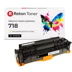 Original Reton Toner ersetzt Canon 718BK Schwarz 3.400 Seiten