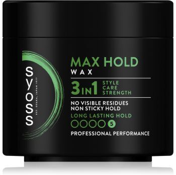 Syoss Max Hold cera styling com fixação extra forte 150 ml. Max Hold