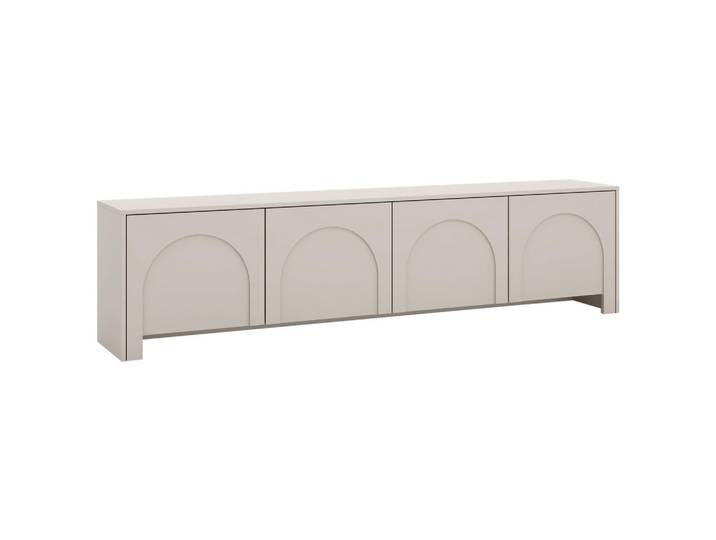 Boxxx Lowboard Arco, Kaschmir, 2 Fächer, 203.5x51x35 cm, Typenauswahl, Beimöbel erhältlich, stehend, in verschiedenen Größen erhältlich, Wohnzimmer, Wohnwände, Lowboards, Lowboards stehend
