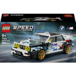 LEGO SPEED CHAMPIONS 77263 LEGO® SPEED CHAMPIONS BMW M3 (E30); Bauset; BMW-Spielzeugauto mit 1 Minifigur am Steuer; Spielset mit nachgebildetem Flitzer; Geschenk für Kinder und