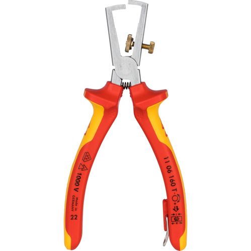 KNIPEX Abisolierzange mit Befestigungsöse