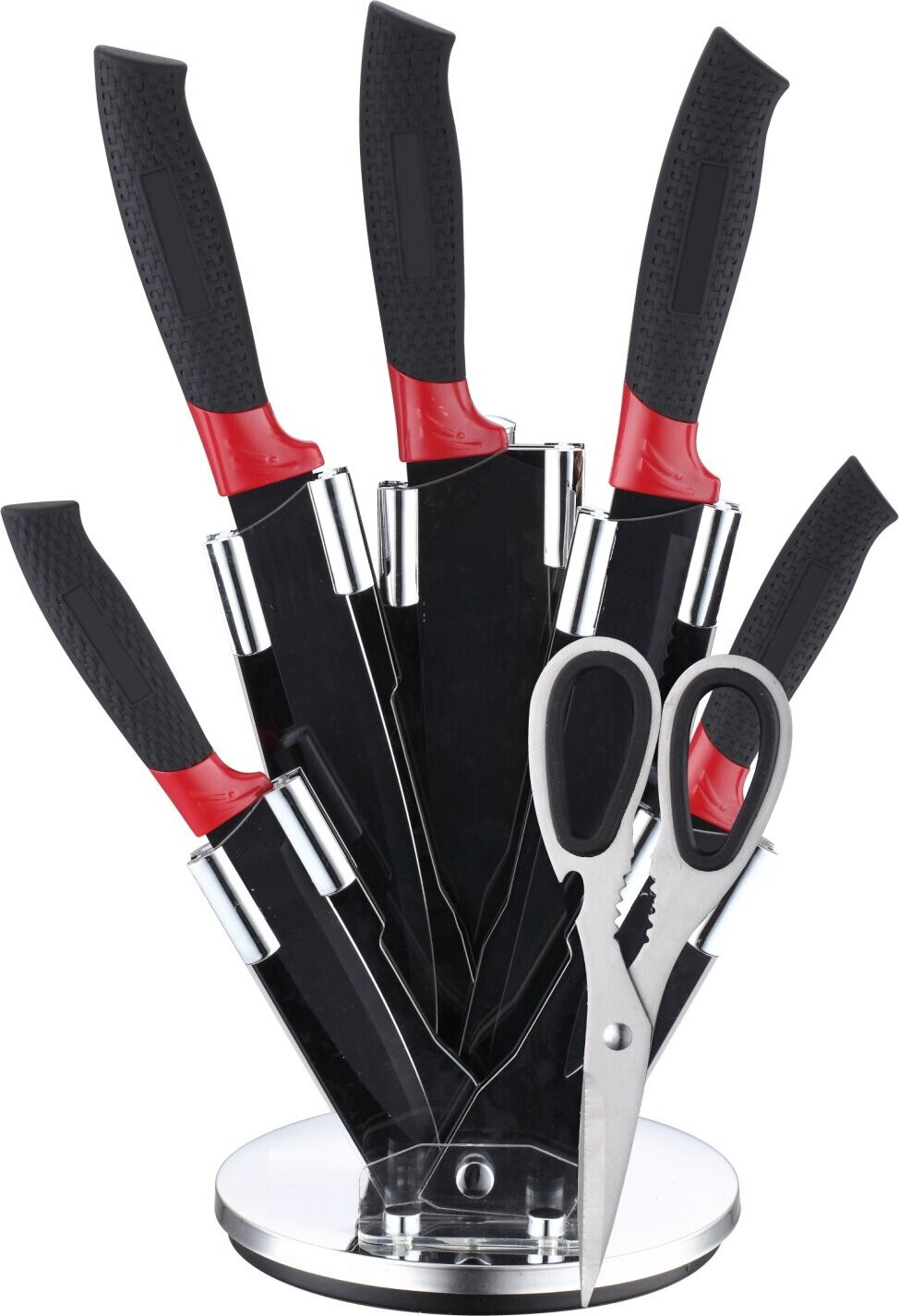 Cheffinger 7-delige professionele messen set met roterende messenhouder en hoogwaardig schilmes in design 3