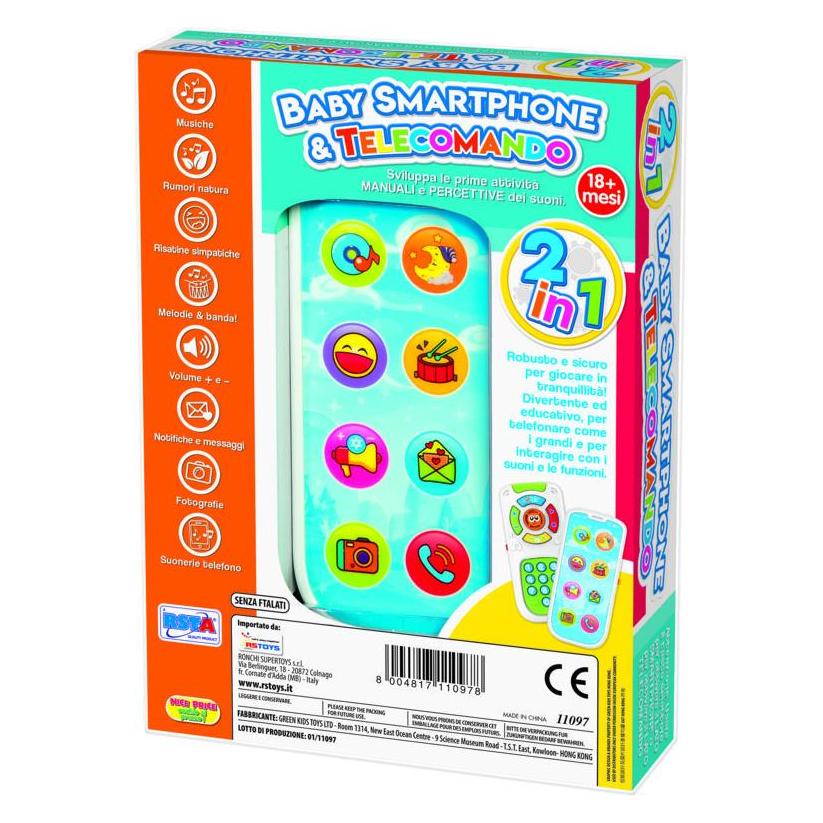 Rs Toys Baby Smartphone / TV Remote Control With Battery (36933269)