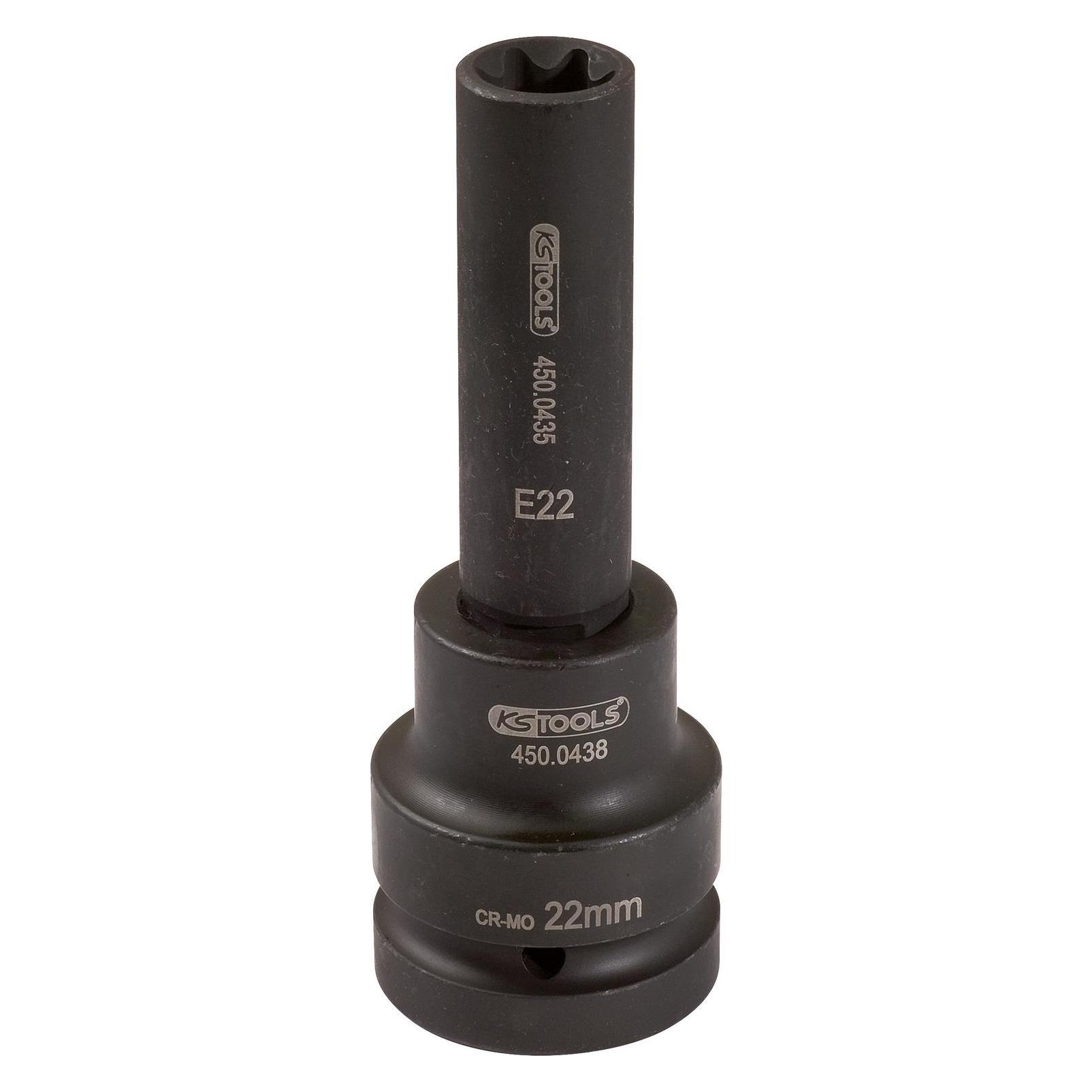 KS Tools 1" Kraft-Stecknuss lang (1") (450.0483)