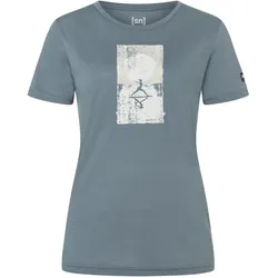 Super Natural, Damen, Funktionsshirt, Sun Salutation (XS), Blau