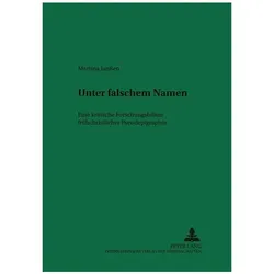 Unter falschem Namen, Fachbücher von Martina Janssen