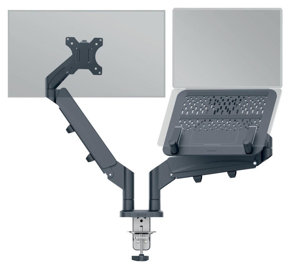 LEITZ Notebook-Monitor-Halterung Ergo dunkelgrau 65380089