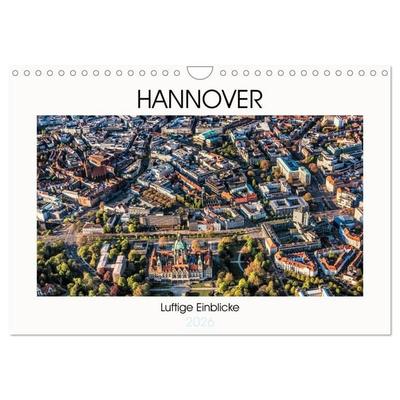 Hannover - Luftige Einblicke (Wandkalender 2026 DIN A4 quer), CALVENDO Monatskalender