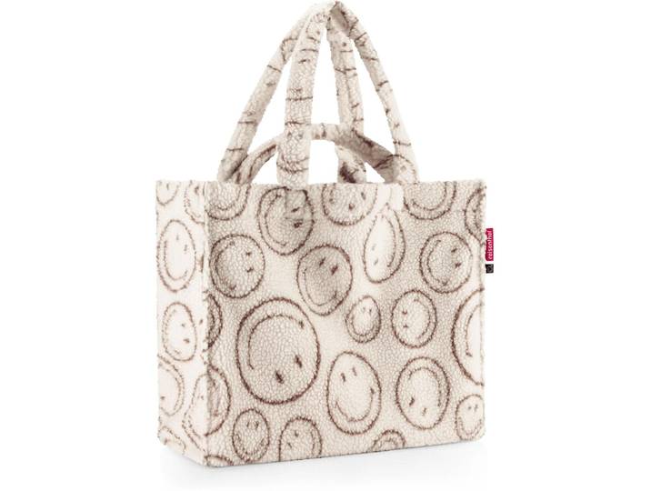 Tasche Reisenthel Softshopper Smiley Teddy Chocolate - Farbe: Braun, Beige, Smiley Teddy Chocolate - Einkaufstasche