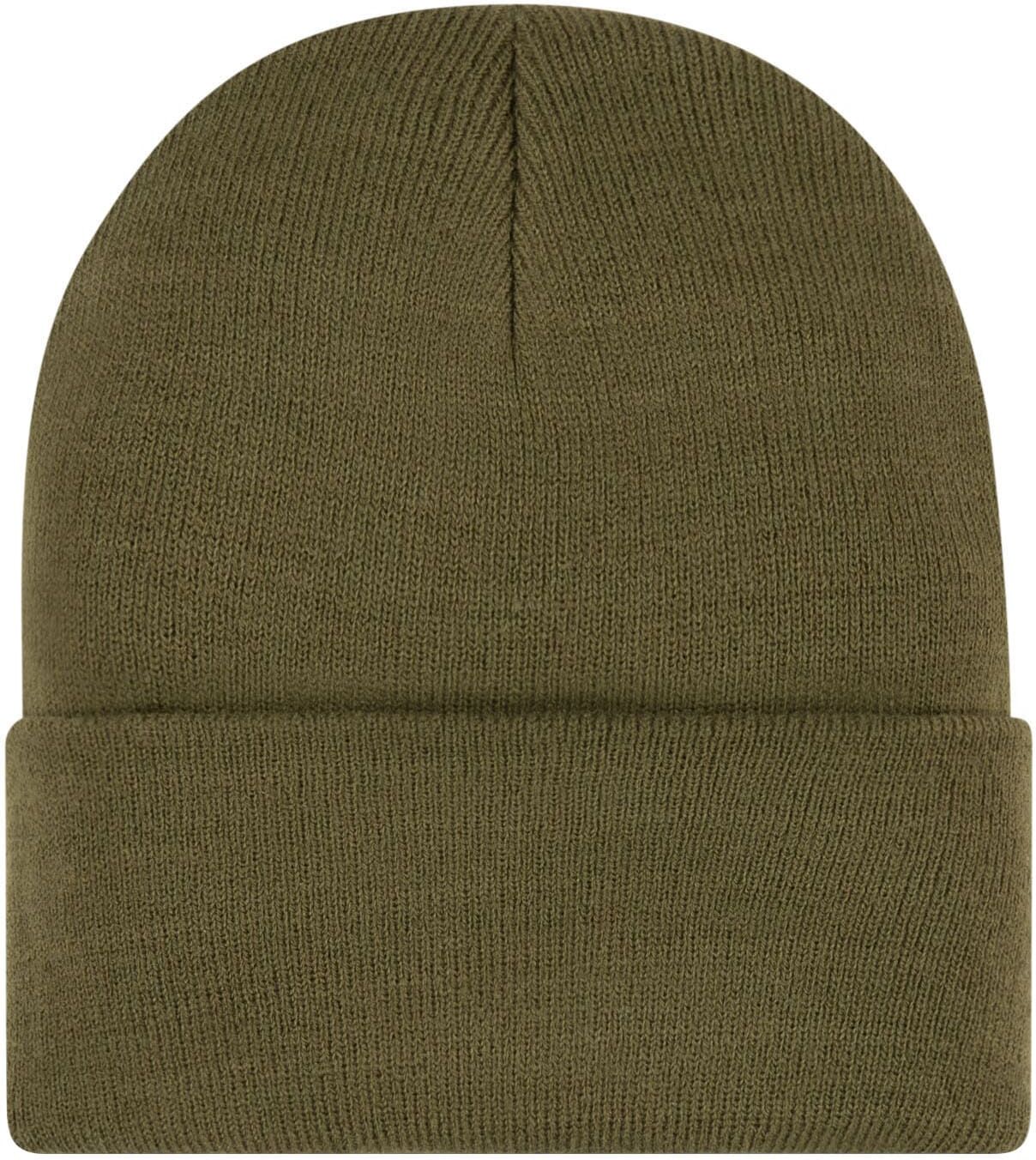Beanie LEVI'S KIDS "LAN POSTER LOGO BEANIE", Kinder, grün (schwarz olive), Kunstfaser, Mützen Beanie, UNISEX schwarz olive Einheitsgröße