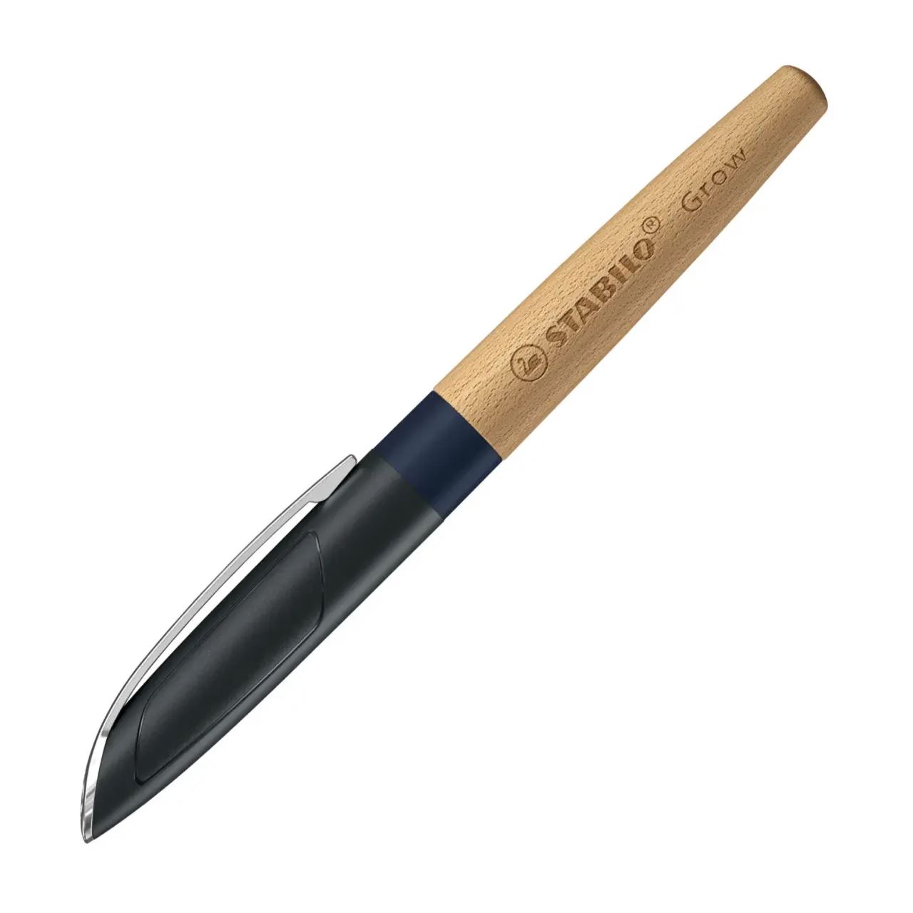STABILO Grow Patronenfüller blaubeerblau/Buche M (mittel)