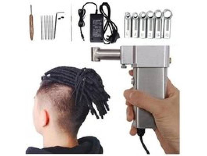 Machine à créer des dreadlocks - 1 pièce - aluminium - argenté - pour laménagement et les besoins pratiques du quotidien