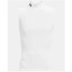 Under Armour, Herren, Sportshirt, Ua Hg Armour Comp Mock Sl - white (XS), Weiss