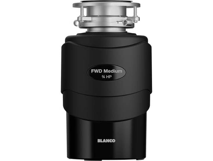 BLANCO FWD Medium Küchenabfallzerkleinerer 0,75 PS 1200 ml Kapazität Ø 20,3 cm Abfallentsorger für Spüle in der Küche