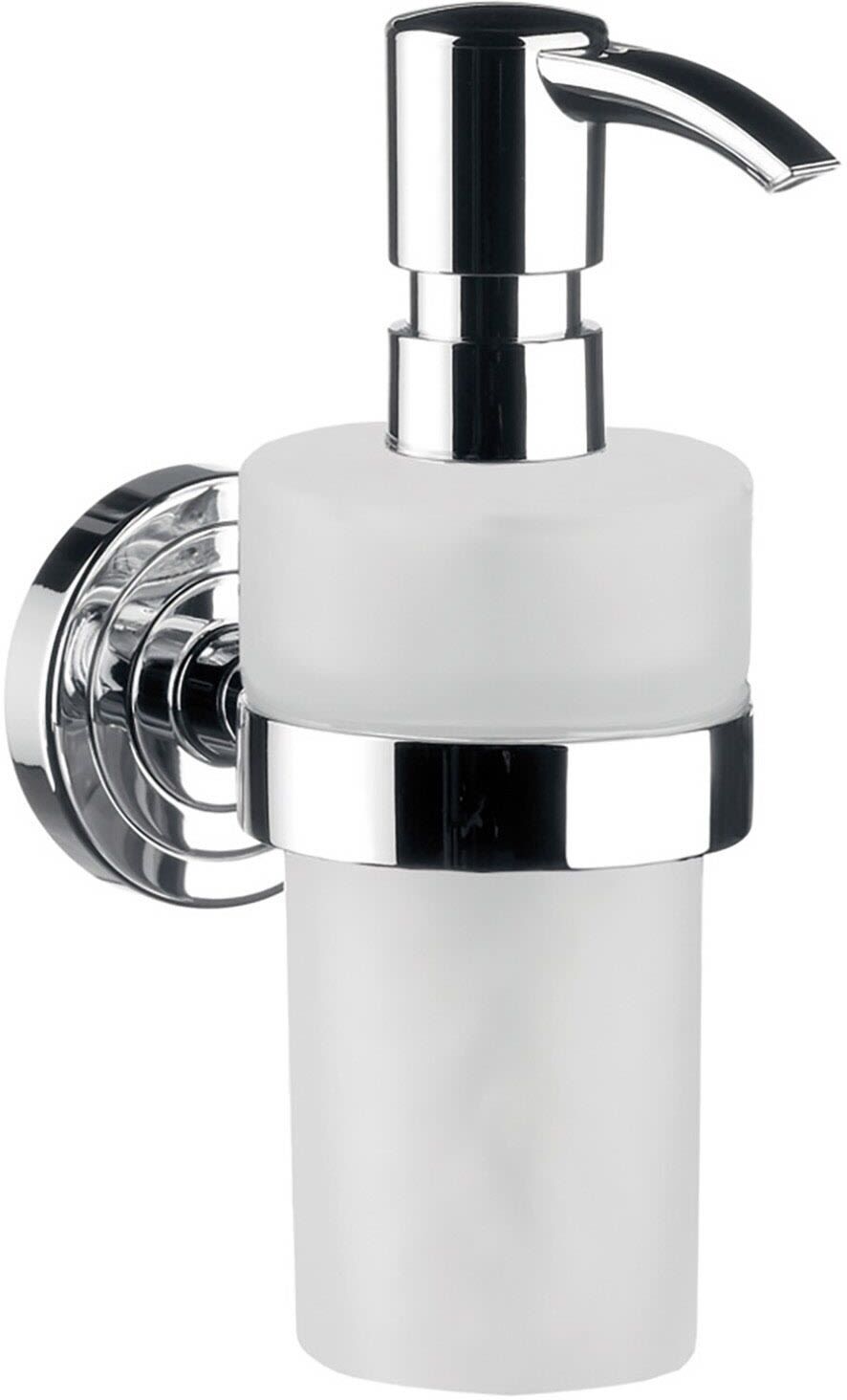 Emco Polo liquid soap dispenser with plastic container 072100102