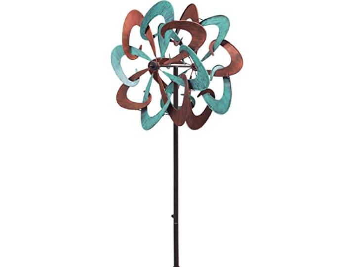 HQ Metal Wind Spinner: Copper Swirl Duett