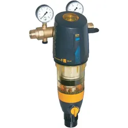 SYR Hauswasserstation 2000 PLUS inklusive Anschlussflansch 11/4" und Manometer 2000.32.018, Wasserfilter
