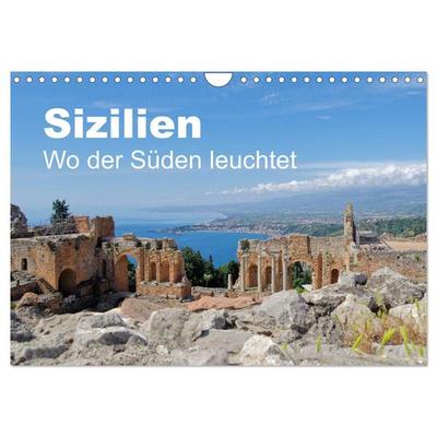 Sizilien - Wo der Süden leuchtet (Wandkalender 2026 DIN A4 quer), CALVENDO Monatskalender