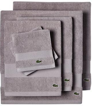 Lacoste Heritage Anti-Microbial 6-Piece Supima Cotton Bath Towel Set