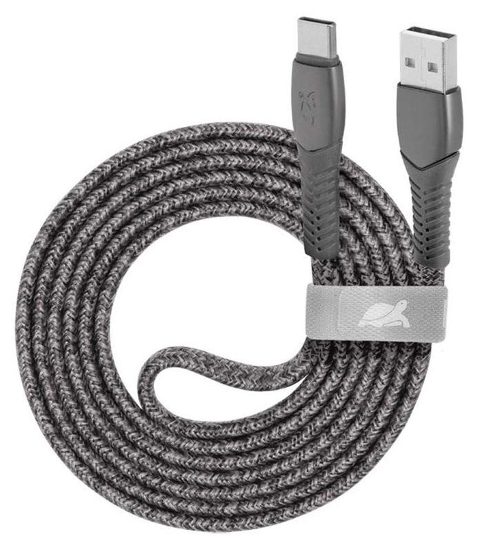 Rivacase PS 6102 GR12 USB-C naar USB-A USB 2.0 Hub, 1,2 meter, grijs