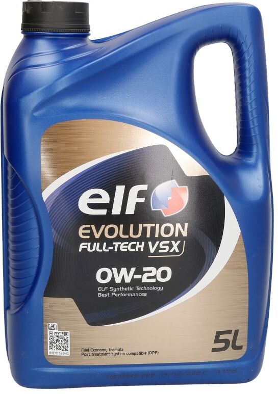 Motoröl ELF Evolution FULLTECH VSX 0W20 5L