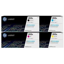 HP, Toner, Set 4x Original Toner 203X LaserJet Pro MFP M254 DW M280 NW M281 FDN M281 FDW