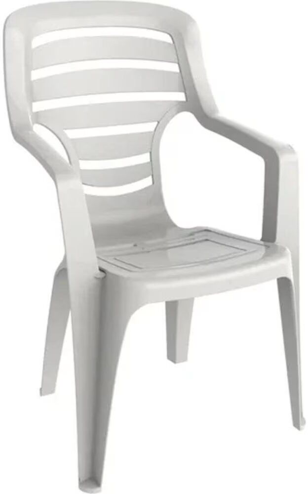 Silla Resol Para Jardín, Piscina Y Playa Blanco M-148063 Talla Única Unisex