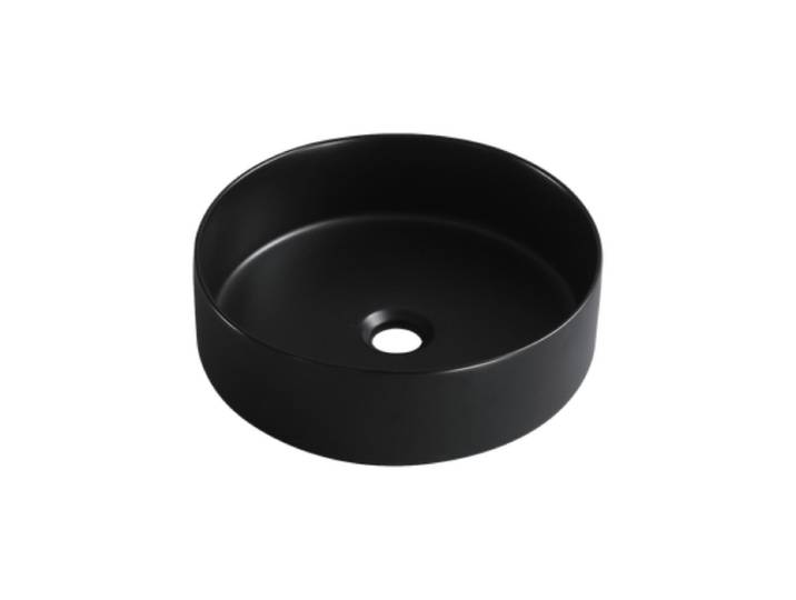 Sensea Vasque à poser en céramique, STUDIO Noir Mat