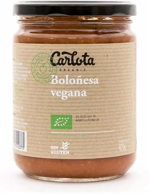 Carlota Organic Bolonhesa Vegana 425g