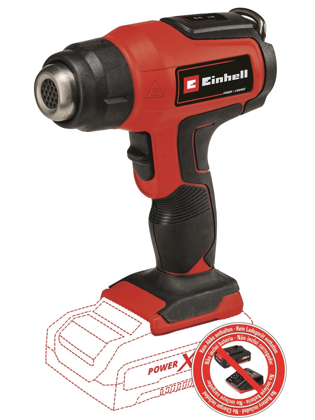 Einhell Cordless Hot Air Gun TE-HA 18 Li - Solo