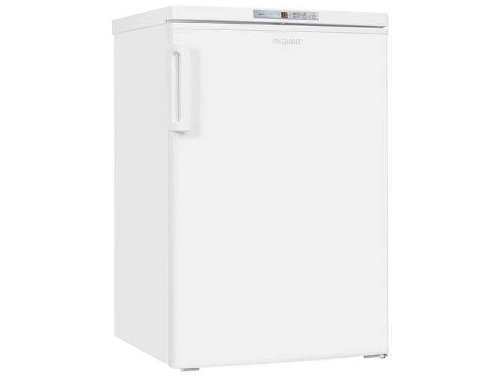 exquisit Gefrierschrank GS80-HE-040E weiss, 85,5 cm hoch, 55 cm breit, 4*-Gefrierschrank mit praktischem Griff – leicht & bequem zu öffnen