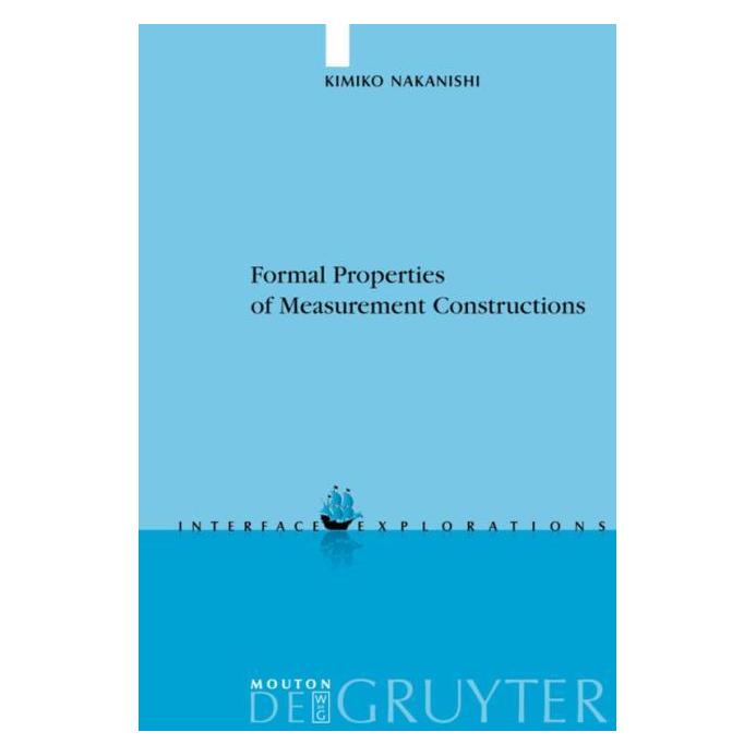 De Gruyter Nakanishi:Formal Properties of Measurem (Englisch, Hardcover, Kimiko Nakanishi) (67762398)