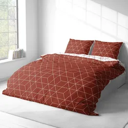 Traumschlaf Bettwäsche West Kissenbezug einzeln 40x80 cm | dunkelrot - rot