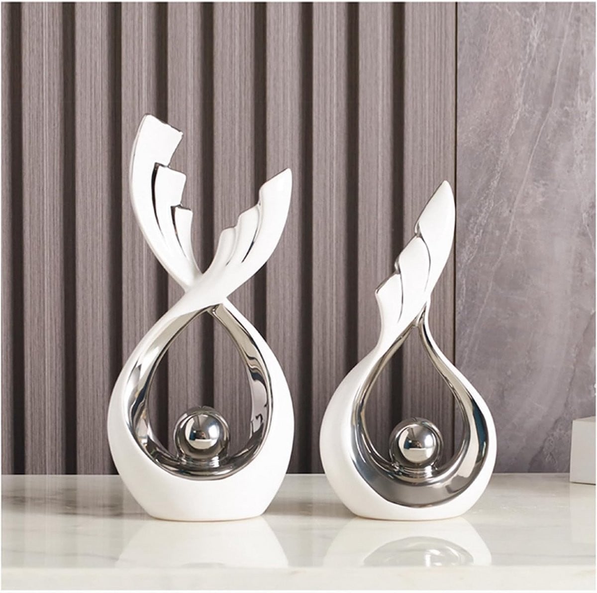 Abstracte Keramische Sculptuur Decoratie voor Woonkamer en Tafel