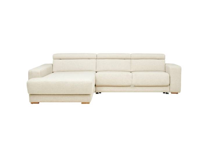 Sedda Ecksofa, Natur, 5-Sitzer, Ottomane links, L-Form, 316x206 cm, Austria Gütezeichen, AZO-frei, Made in Austria, erweiterbar, Lederauswahl, Stoffauswahl, Armteilvarianten, seitenverkehrt erhältlich, Bettfunktion Hocker Rücken echt, individuell planbar, Wohnzimmer, Sofas & Couches, Wohnlandschaften, Ecksofas