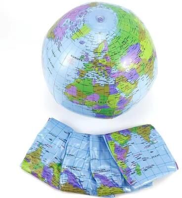 Smart Shopping Spot Inflatable World Globe Ball Educational Kids Learning Toy Inflatable World Globe Ball Educational Kids Learning Toy