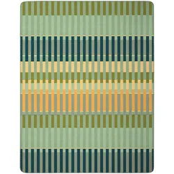 Biederlack Wohndecke LINEUP GREEN - 150x200 - gestreift - grün