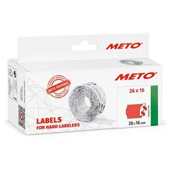 METO Preisetiketten 26,0 x 16,0 mm