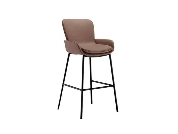 9bbhfJw4R Höhenhocker 75 cm hoher Hocker, Bartheken-Hochstuhl(Bruin)