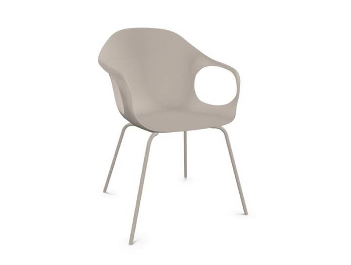 KRISTALIA fauteuil avec pieds ELEPHANT (Beige - acier verni et polyuréthane)