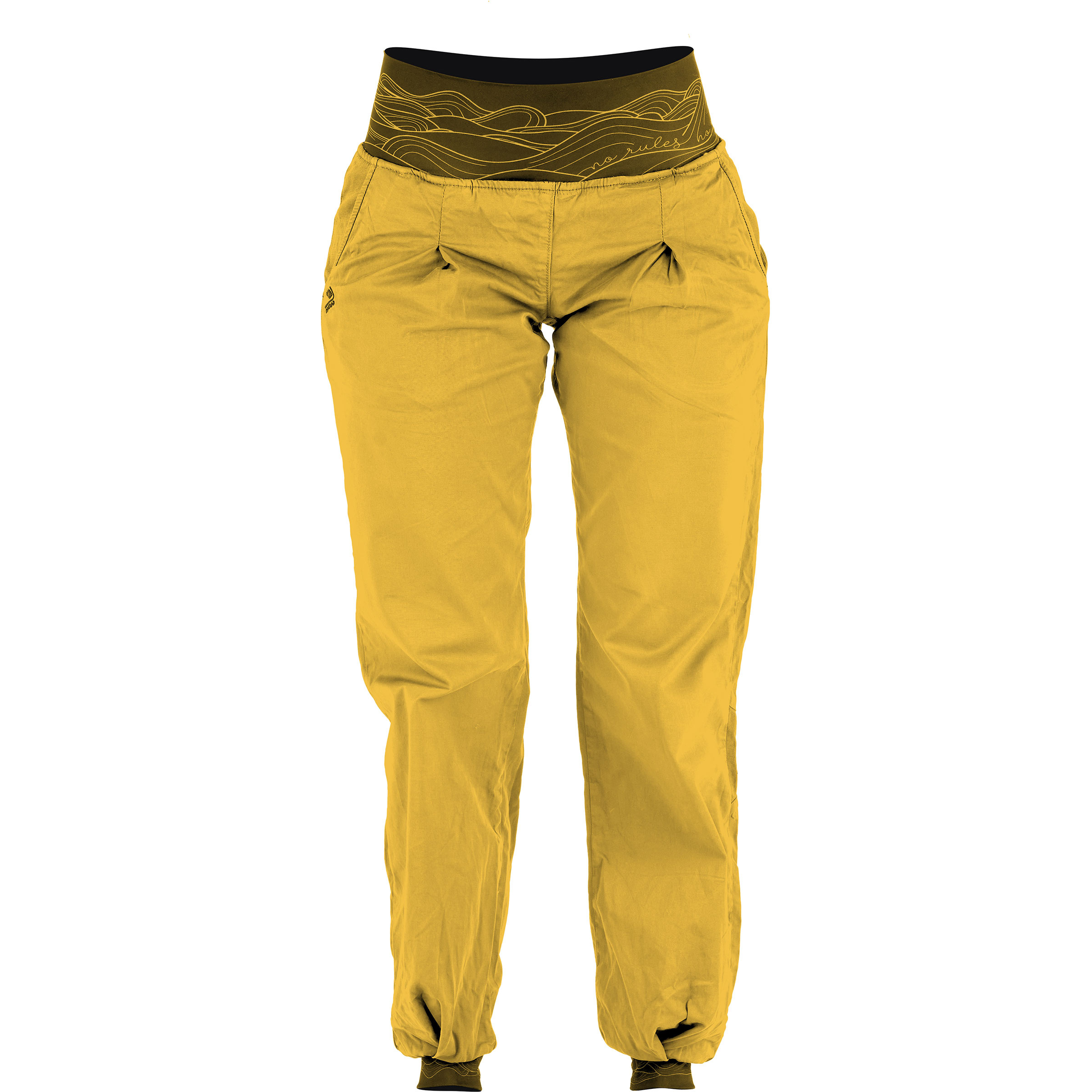 Nograd Dune Hose Damen Kletterhose gelb Größe M Sportklettern | Bouldern Schnell trocknend