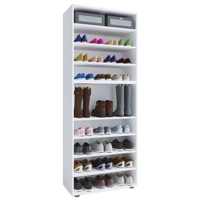 XXL Holz Großer Schuhschrank Schuhregal Lona 9