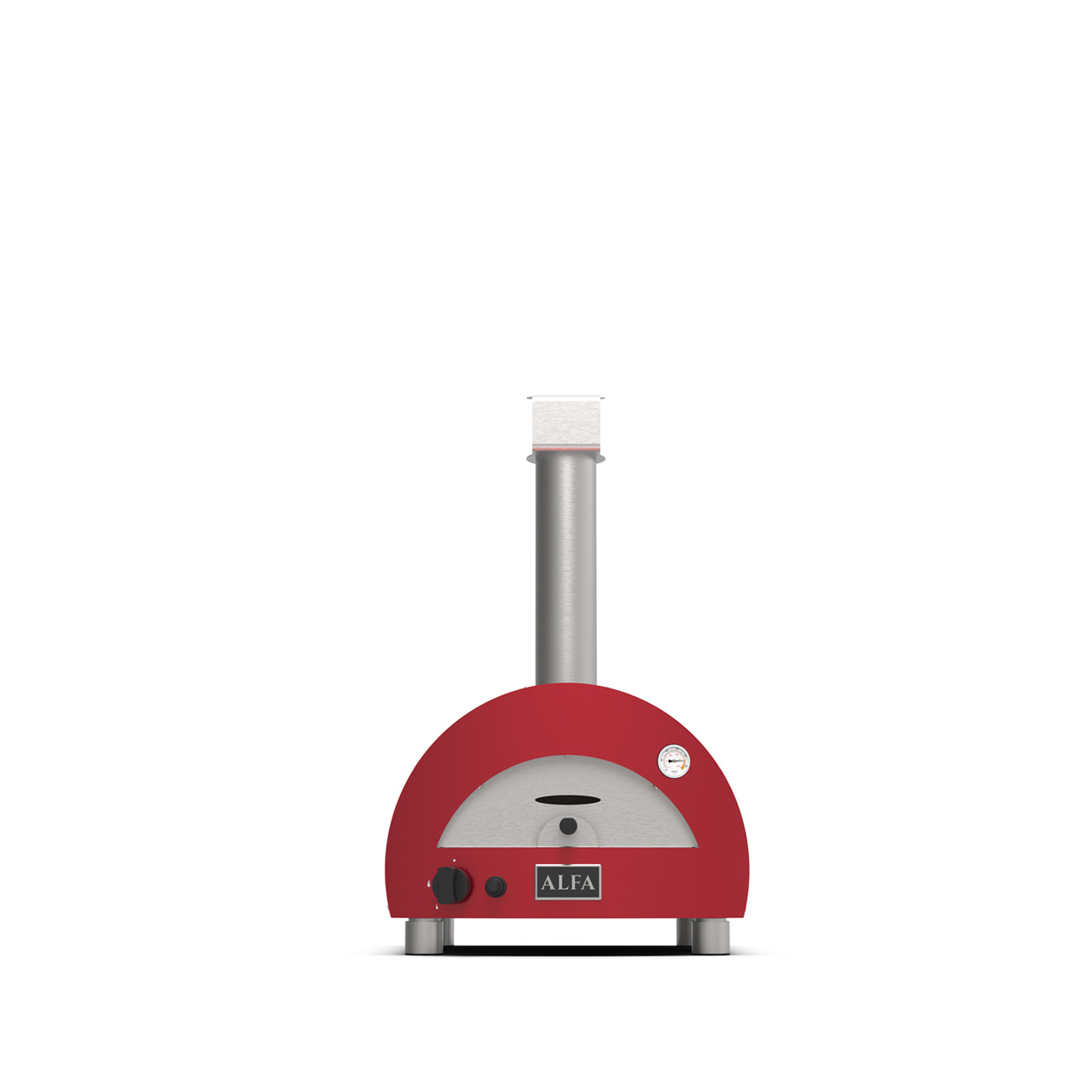 Alfa Forni Tragbarer Gas Pizzaofen Moderno Portable Rot - Backt 1 Pizza in 90 Sekunden