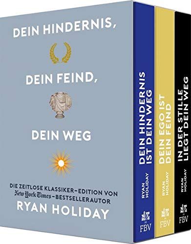 Ryan Holiday - Dein Hindernis, dein Feind, dein Weg – Die Ryan-Holiday-Klassiker-Edition im edlen Schuber: Dein Hindernis ist dein Weg; Dein Ego ist dein Feind; In der Stille liegt dein Weg - Preis vom 30.09.2026 09:01:18 h