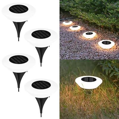 4 stücke solar boden licht solar rasen lichter wasserdicht im freien garten lampe led boden lichter für garten hof einfahrt terrasse rasen dekoration
